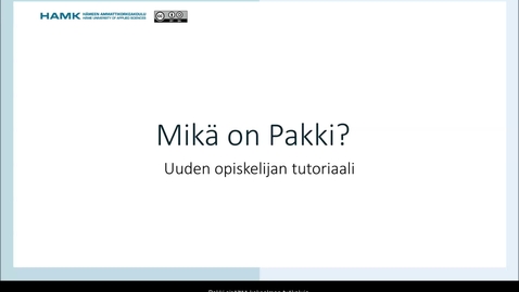 Thumbnail for Mikä on Pakki?