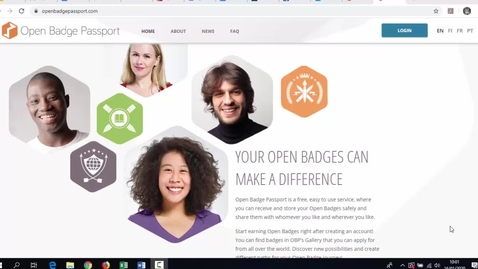 Thumbnail for Open Badges and Mahara instructional Video