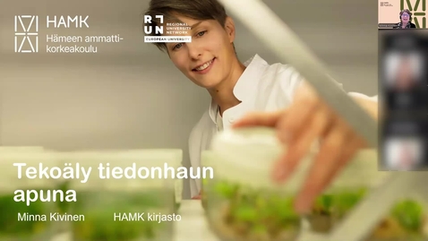 Thumbnail for Tekoäly tiedonhaun apuna syksy 2024