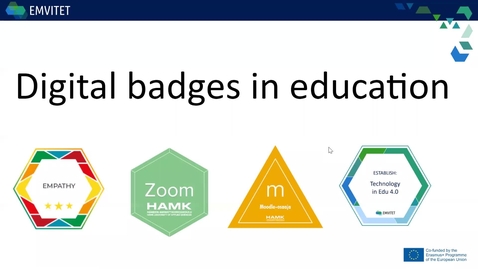 Thumbnail for Digital Badges in Education