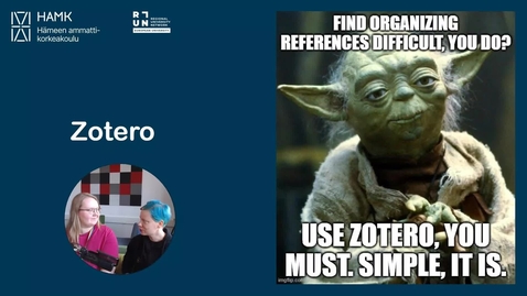 Thumbnail for What is Zotero?