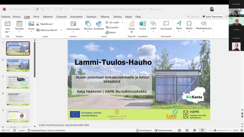 Thumbnail for Lammi-Tuulos-Hauho-alueen potentiaali biokaasulaitokselle ja tehdyt tarkastelut (BioKanta)