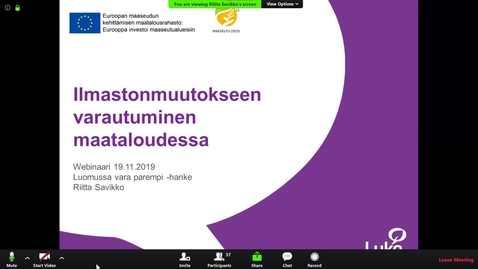 Thumbnail for Taustatietoa ilmastonmuutoksesta