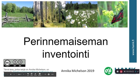 Thumbnail for Perinnemaiseman inventointi