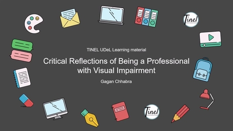 Thumbnail for Critical Reflections of Being a Professional with Visual Impairment