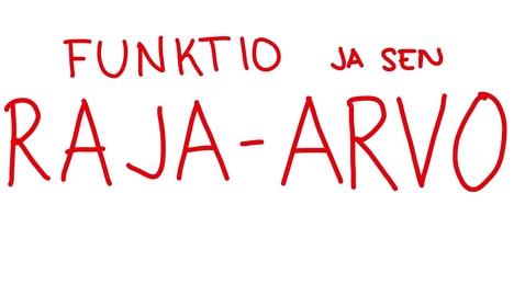 Thumbnail for Differentiaalilaskenta 2 op Luento 1: Raja-arvo