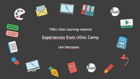 Thumbnail for Experiences from UDeL Camp - Lars Harrysson