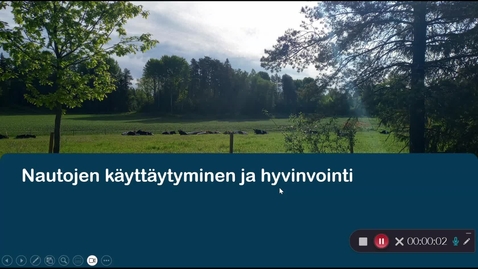 Thumbnail for Nautojen käyttäytyminen ja hyvinvointi