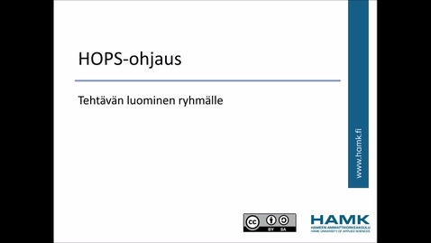 Thumbnail for Ohjaajan Peppi-ohjeet: Tehtävän luominen ryhmälle