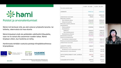 Thumbnail for Muutoksen kesyttäjä -hanke_ poistot-20230428_135109-Meeting Recording