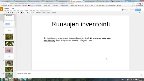Thumbnail for Ruusujen määrittely