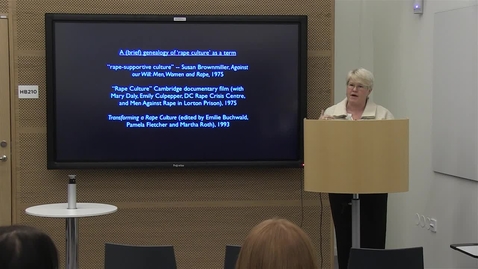 Thumbnail for 141209 Rentschler: &quot;Social Media and Feminist Activism against Rape Culture&quot;
