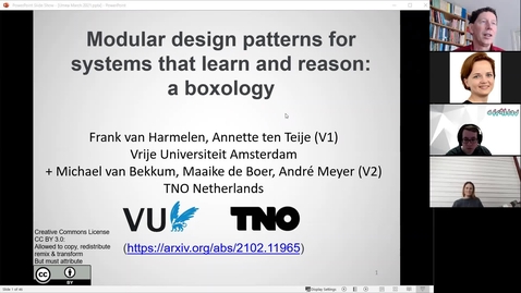 Thumbnail for Frank van Harmelen: A boxology of design patterns for systems that learn and reason