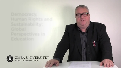 Thumbnail for Democracy, Human Rights and Sustainability: Global Perspectives in Education