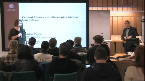 Thumbnail for 111215 Fuchs: &quot;Critical Theory and Alternative Media/Journalism&quot;