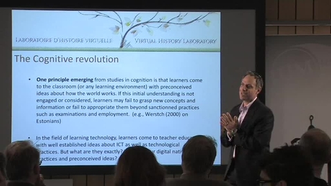 Thumbnail for 111018 Levesque: “I have a laptop but I don’t teach with computers”: Digital history and the need for technological pedagogical content knowledge (TPCK)