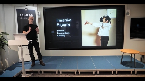 Thumbnail for 241127 Westin: &quot;Humanistic simulations, museums and the heritage sector&quot;