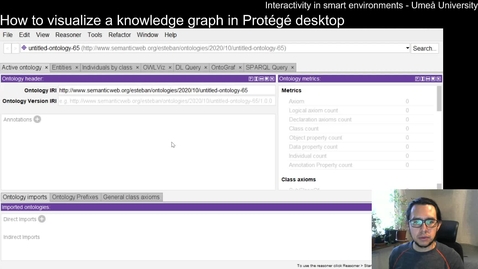 Thumbnail for How to visualize a knowledge graph in Protégé desktop