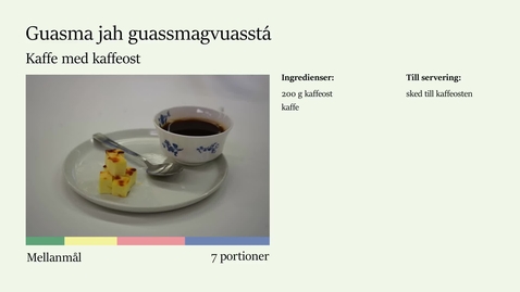 Thumbnail for Mellanmål 2 - Kaffe med kaffeost