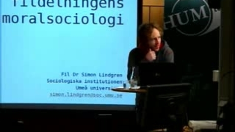 Thumbnail for 061024 Lindgren: &quot;Fildelningens moralsociologi&quot;