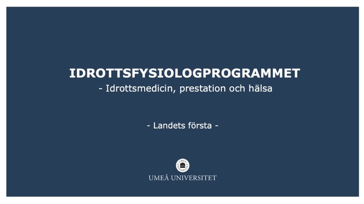 Miniatyrbild för kanal Idrottsmedicin