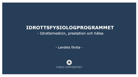 Thumbnail for En presentation av programinnehållet i IFYS