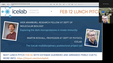 Thumbnail for Lunch Pitch: 2025-02-12: Iker Aramburu and Martin Rosvall