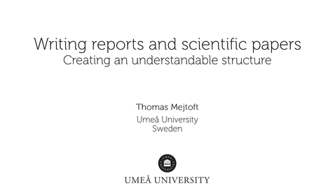 Thumbnail for Part 3: Creating an understandable structure