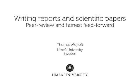 Thumbnail for Part 2: Peer-review and honest feed-forward