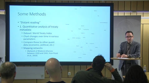 Thumbnail for 170504 Martin: &quot;A Digital Humanities Approach to the History of International Ideas&quot;