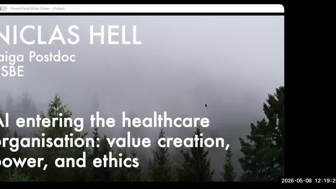 Thumbnail for #frAIday – AI entering the healthcare organisation