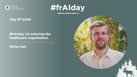 Thumbnail for #frAIday – AI entering the healthcare organisation