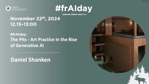 Thumbnail for The Pits: Art Practice in the Rise of Generative AI - Daniel Shanken