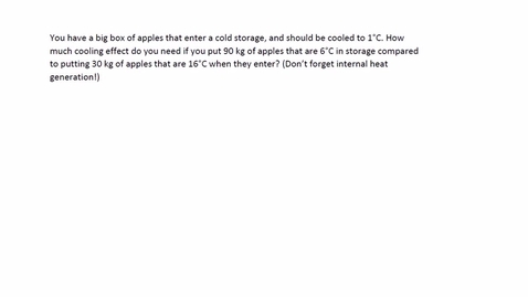 Thumbnail for General problem solving chapter 12-15 (cooling apples)