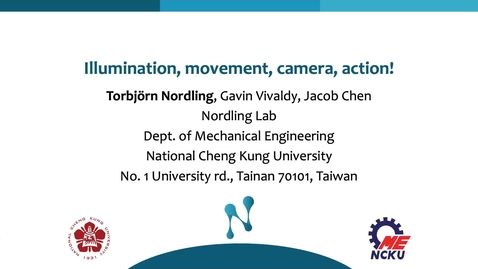 Thumbnail for Torbjörn Nordling - Illumination, movement, camera, action! - 2022-05-13