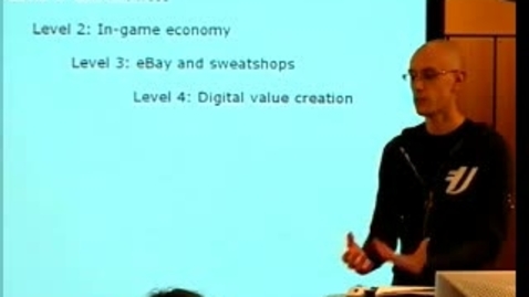Thumbnail for 050308 Zackariasson: &quot;Producing Massively Multiplayer Online Games: The Politics of Inscriptions&quot;