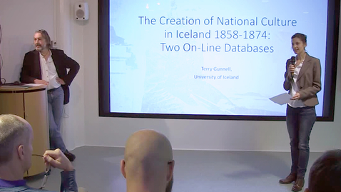 Thumbnail for 161003 Gunell &amp; Dagsson: &quot;Databases, digital mapping and folk narratives in Iceland &quot;