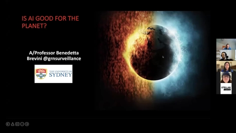 Thumbnail for Benedetta Brevini - Is AI Good for the Planet? - 2022-05-06