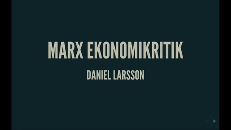 Thumbnail for Marx4: Ekonomikritik