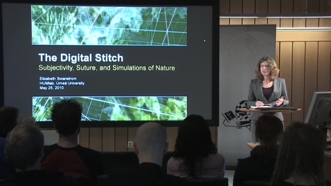 Thumbnail for 100525 Swanstrom: &quot;Digitality, Subjectivity, and Suture&quot;