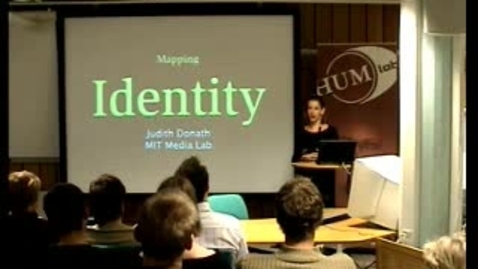 Thumbnail for 030918 Donath: &quot;Mapping Identity&quot;