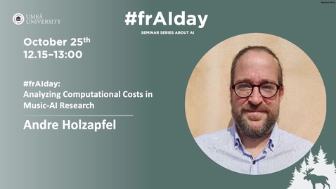 Thumbnail for Analyzing Computational Costs in Music-AI Research - Andre Holzapfel