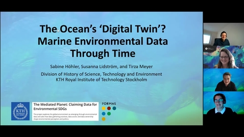 Thumbnail for Sabine Höhler, Susanna Lidström, and Tirza Meyer: The Ocean’s ‘Digital Twin’? Marine Environmental Data Through Time