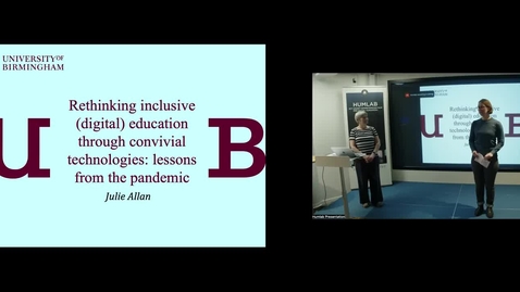 Thumbnail for 260305 Allen: "Rethinking inclusive (digital) education"