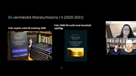 Thumbnail for Digital Kulturmorgon 211125 En värmländsk litteraturhistoria
