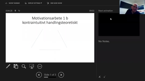 Thumbnail for Motivationsarbete 1b: Kontraintuitivt agerande på handlingsteoretisk grund