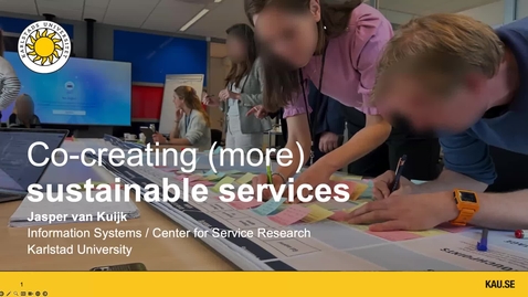 Thumbnail for ISGC06 - Föreläsning 5 - Stakeholders in interorganizational collaboration