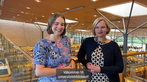 Thumbnail for Sofia och Sandra hälsar dig välkommen