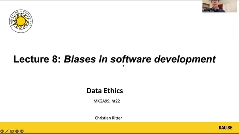 Thumbnail for Data ethics Lecture 8
