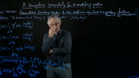 Thumbnail for A dissipation inequality and a modeling exercise